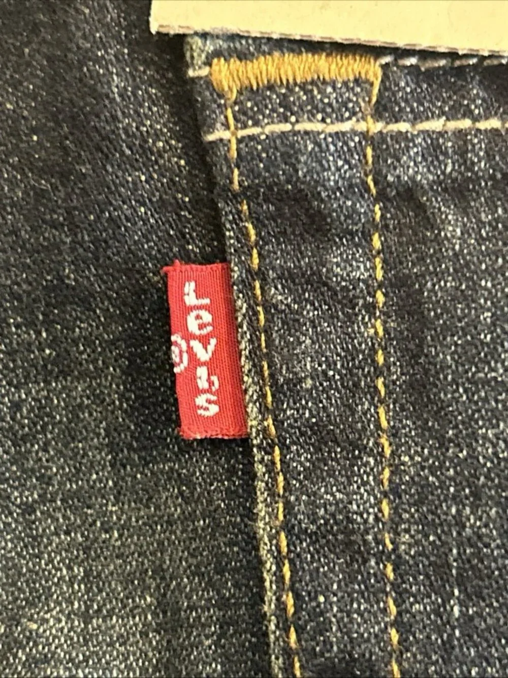 Levi's 514 Straight Leg Jeans Men’s 34x32 Slim Fit Blue Dark Wash Cotton Denim